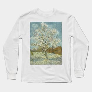 The Pink Peach Tree by Vincent van Gogh Long Sleeve T-Shirt